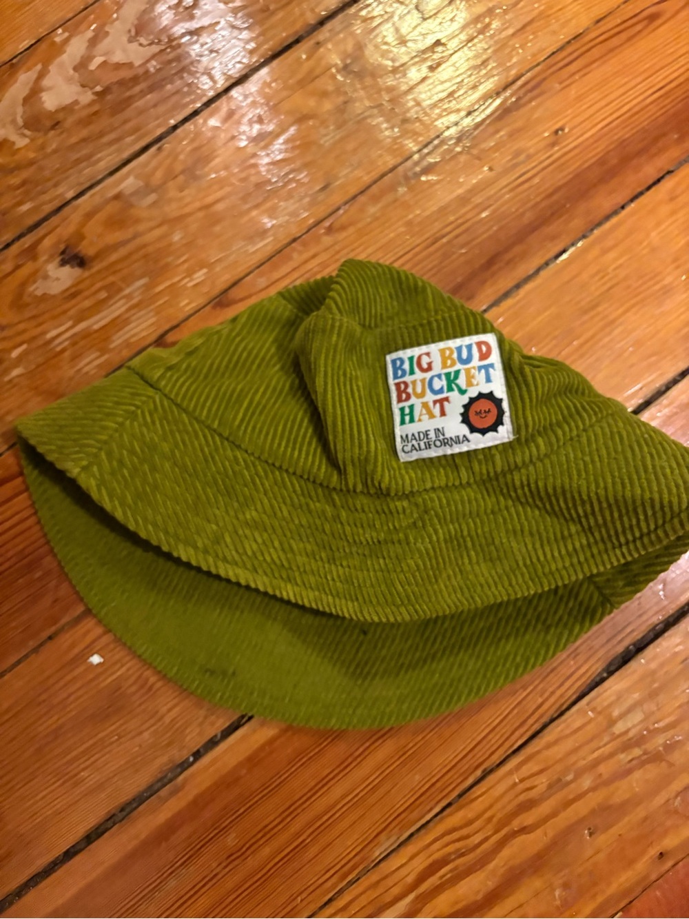 Big Bud Press Green Corduroy Bucket Hat